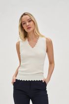 Top damski, biały, Moodo