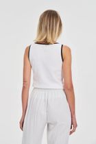 Top damski, biały, Moodo