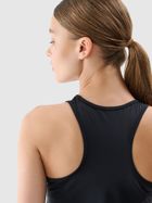 Top damski, czarny, 4f