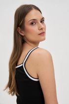 Top damski, czarny, Moodo