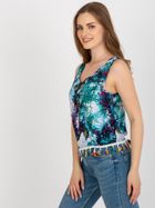 Top damski, miętowy, Baiyibaishun