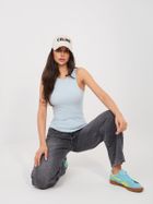 Top damski, niebieski, Sublevel