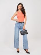 Top damski, pomarańczowy, Sublevel