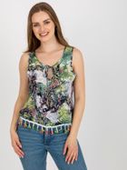 Top damski, zielony, Baiyibaishun