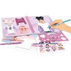 Top Model, T-shirt Designer, zestaw kreatywny z szablonami i naklejkami