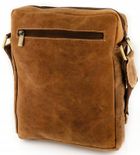 Torba listonoszka, brązowa, skórzana, Always Wild