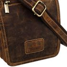 Torba listonoszka, brązowa, skórzana, Peterson