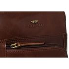 Torba listonoszka, brązowa, skórzana, Peterson