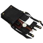 Torba listonoszka, czarna, skórzana, Peterson