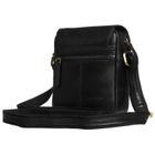 Torba listonoszka, czarna, skórzana, Peterson