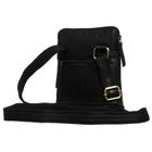 Torba listonoszka, czarna, skórzana, Peterson