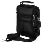 Torba listonoszka, czarna, skórzana, Rovicky