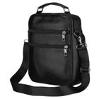 Torba listonoszka, czarna, skórzana, Rovicky