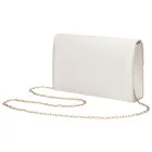 Torebka kopertówka, biała, Rovicky