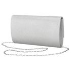 Torebka kopertówka, srebrna, Rovicky