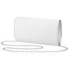 Torebka kopertówka, srebrna, Rovicky