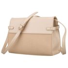 Torebka listonoszka, beżowa, Peterson