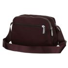 Torebka listonoszka, bordowa, Peterson