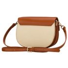 Torebka listonoszka, ecru, Peterson