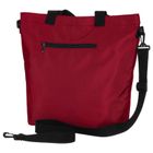 Torebka shopper, bordowa, Peterson