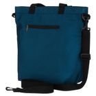 Torebka shopper, turkusowa, Peterson