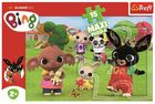 Trefl, Bing z przyjaciółmi, puzzle maxi, 15 elementów