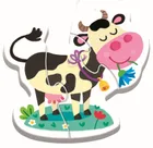 Trefl, Bobaski i Miś, Baby Classic, puzzle 4w1