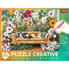 Trefl, Creative, Kocia oranżeria, puzzle, 500 elementów