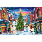 Trefl, EasyPiece, Świąteczne miasteczko, puzzle, 300 elementów