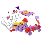 Trefl, Gra Connect, gra zręcznościowa, klocki pojazdy