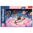 Trefl, Jamnik na rakiecie, puzzle, 100 elementów