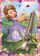 Trefl, Jej Wysokość Zosia, W świecie księżniczki Zosi, puzzle 4w1