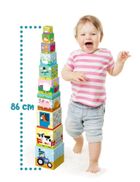 Trefl, Kostki do układania, Stacking Cubes, W lesie, piramida