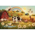 Trefl, Krowa na farmie, puzzle, 24 maxi elementy