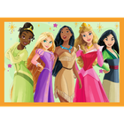 Trefl, Księżniczki Disneya, Bajkowe historie, puzzle 4w1, 207 elementów