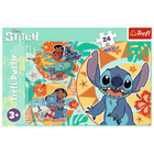Trefl, Lilo i Stitch, Wesoły dzień, puzzle, maxi, 24 elementy
