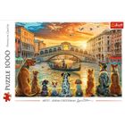Trefl, Pieski w Wenecji, puzzle, 1000 elementów