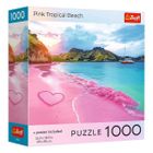 Trefl, Pink Tropical Beach, USA, puzzle, 1000 elementów