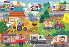 Trefl, Pojazdy, puzzle z okienkiem, 36 elementów
