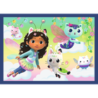 Trefl, Premium Plus Kids, Koci Domek Gabi, Kocie harce, puzzle, 4-88 elementów