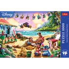 Trefl, Premium Plus, Lilo i Stitch, Impreza na plaży, puzzle, 1000 elementów