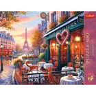 Trefl, Premium Plus, Love Story, Miłość w Paryżu, puzzle, 500 elementów