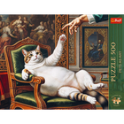 Trefl, Premium Plus, Pets as Art, Jego Puszysta Wysokość, puzzle, 500 elementów
