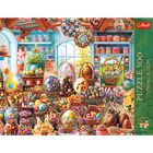 Trefl, Premium Plus, Spring Bloom, Wielkanocny sklepik ze słodyczami, puzzle, 500 elementów