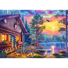 Trefl, Premium Plus, Tea Time, Przystań o zachodzie słońca, puzzle, 500 elementów