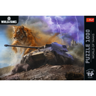 Trefl, Premium Plus, World of Tanks, Tygrys II, puzzle, 1000 elementów
