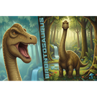 Trefl, Rodzina Treflików, Inspired By Dino World, Brontosaurus, puzzle, 100 elementów