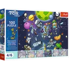 Trefl, Rodzina Treflików, Robobot w kosmosie, puzzle, 100 elementów