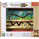 Trefl, trójkąt aktywności, drewniana zabawka edukacyjna
