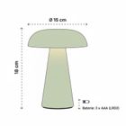 Trends 4 You, Rilo, lampa grzybek, 15-18 cm